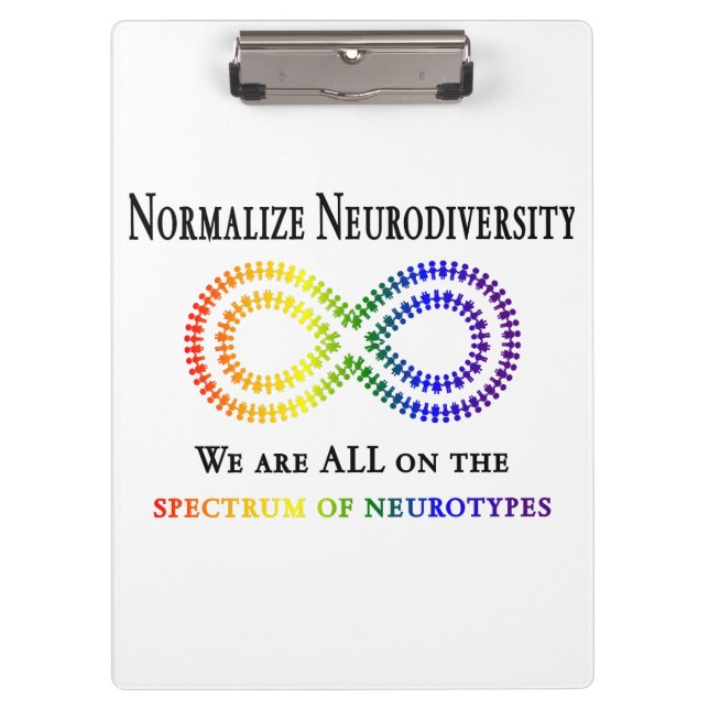 Normalize Neurodiversity Clipboard (Front)