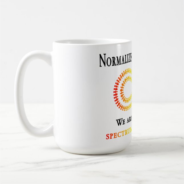 Normalize Neurodiversity Coffee Mug (Left)