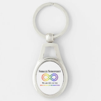 Normalize Neurodiversity Keychain