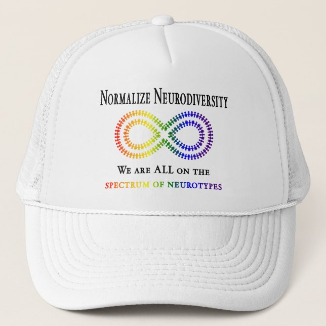 Normalize Neurodiversity Trucker Hat (Front)