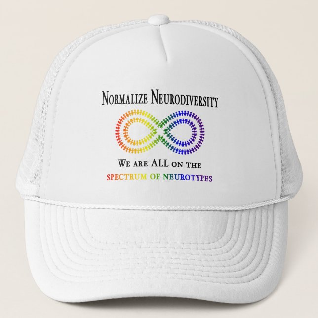 Normalize Neurodiversity Trucker Hat (Front)