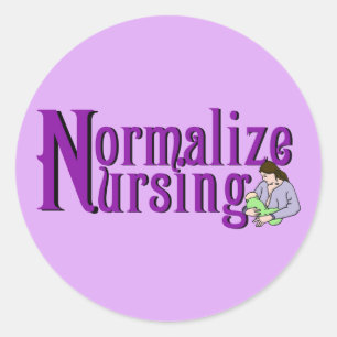 Normalize Nursing Classic Round Sticker