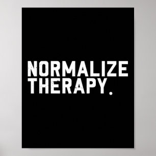 Normalize Therapy _ Mental Health Awareness Poster