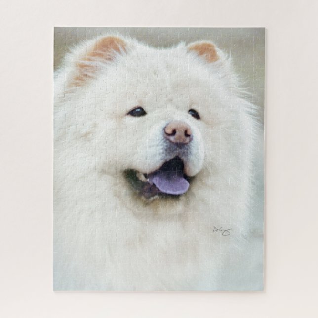 Norman Cream Chow Chow Jigsaw Puzzle (Vertical)
