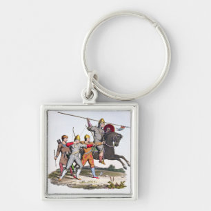 Norman Knight and Archers, 1066, from 'Ancient Arm Keychain