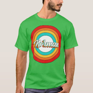 Norman Name Shirt Vintage Norman Circle