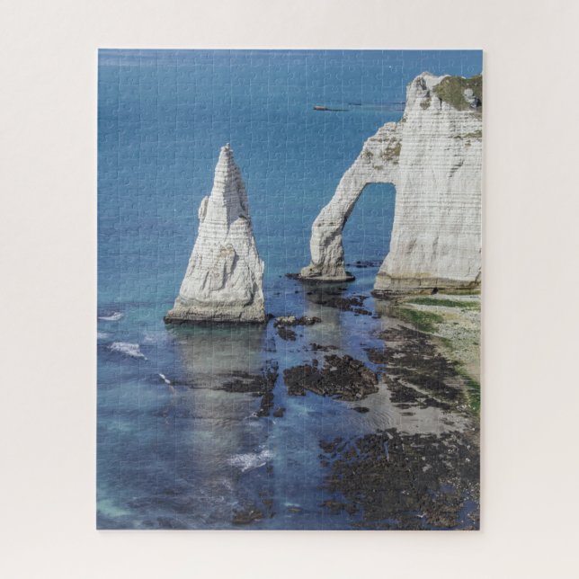Normandie France Jigsaw Puzzle - Falaises d'Étreta (Vertical)