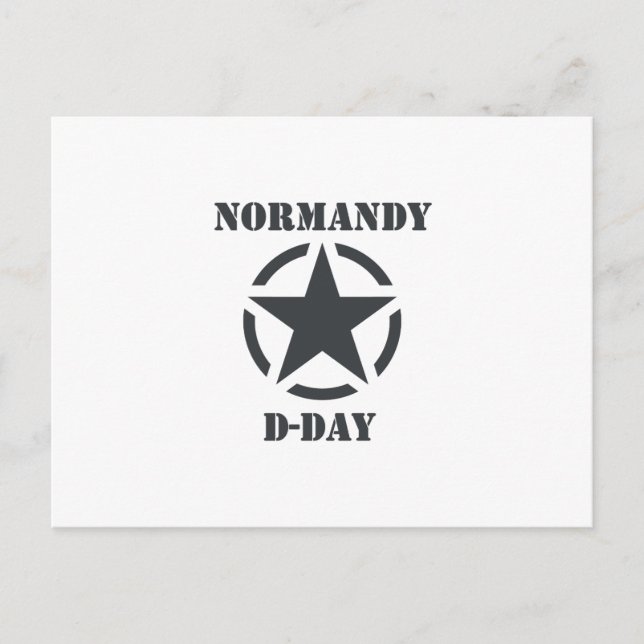 Normandy D-Day Postcard (Front)