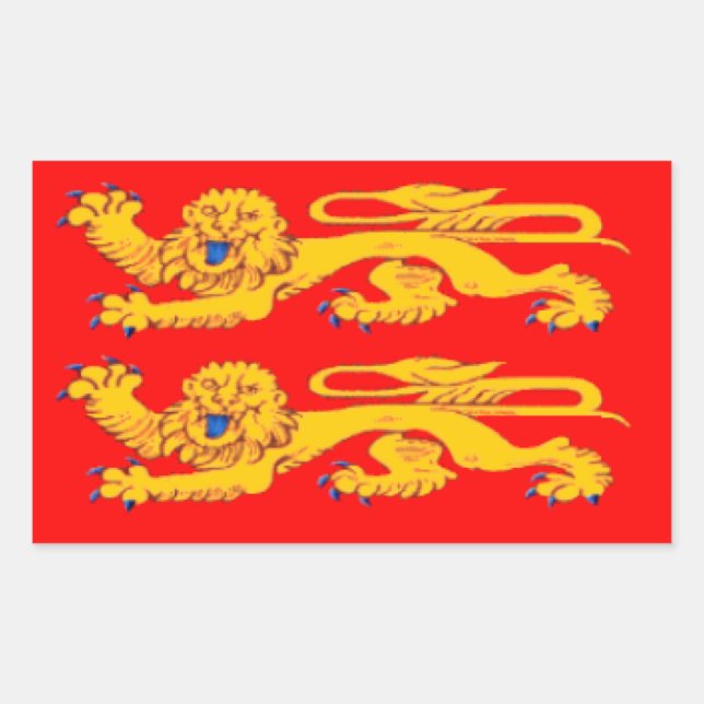 Normandy (France) Flag Sticker (Front)