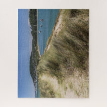 Normandy France Jigsaw Puzzle - Cabourg sand dune