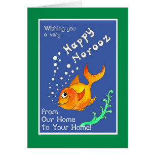 Norooz Goldfish, Carte de voeux "Notre maison à vo