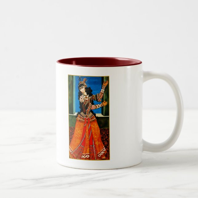 Norooz Moubarak. Mug cadeau du Nouvel An persan (Droit)
