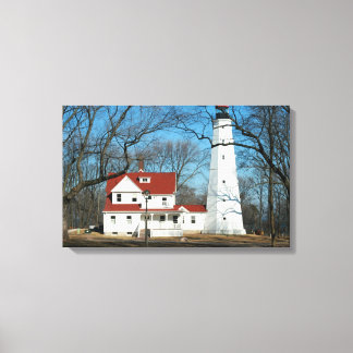 Norpoint Lighthouse Milw WI Enveloppé toile