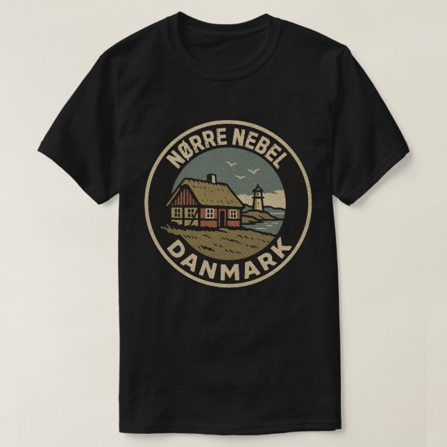 Nørre Nebel, Denmark Danmark  T-Shirt (Design Front)