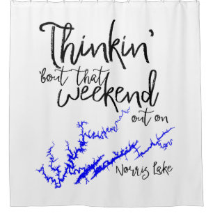 Norris Lake Tennessee Blue Weekend Shoreline Map