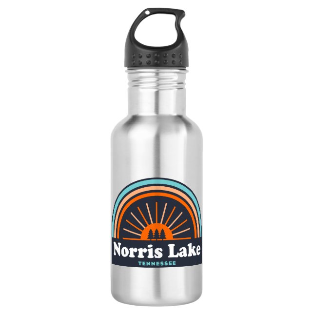 Norris Lake Tennessee Rainbow 532 Ml Water Bottle (Front)