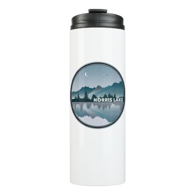 Norris Lake Tennessee Reflection Thermal Tumbler (Front)