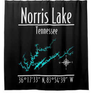 Norris Lake Tennessee Shoreline Map Coordinates