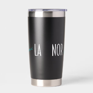 Norris Lake Tennessee Shoreline Map Typography Insulated Tumbler
