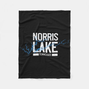 Norris Lake Tennessee Vacation Boating Adventure Fleece Blanket