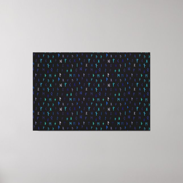 Norse At Night Canvas Print (Front)