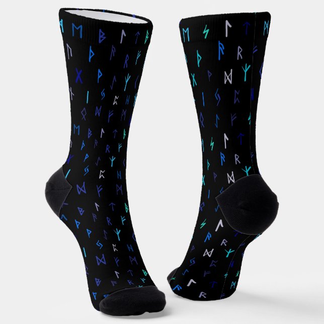 Norse At Night Socks #2 (Angled)