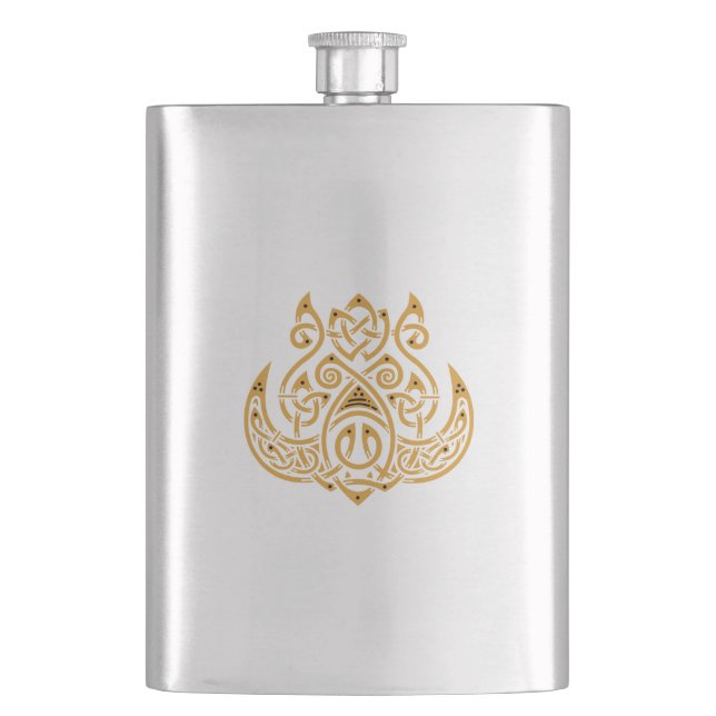 Norse Boar Flask (Front)
