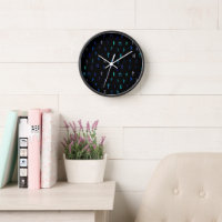 Norse By Night Wall Clock