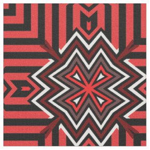 Norse Cross Red Fabric