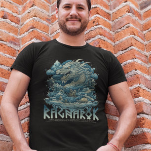 Norse Dragon Viking Asatru Jörmungandr Ragnarok T-Shirt