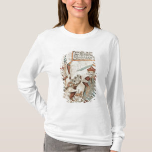 Norse god Tyr losing his hand to the bound wolf T-Shirt