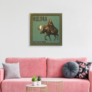 Norse Huldra Forest Woman Canvas Print