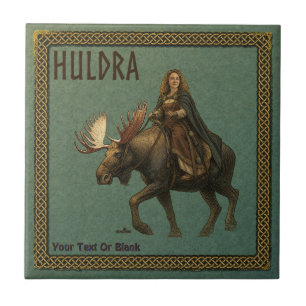 Norse Huldra Forest Woman Tile