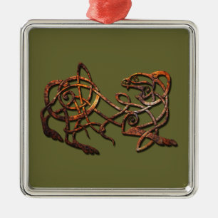 Norse Lion Metal Ornament