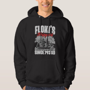 Norse Mythology Floki Shipbuilder Flokis Shipyard Hoodie