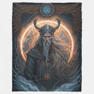 Norse Mythology Odin Blanket