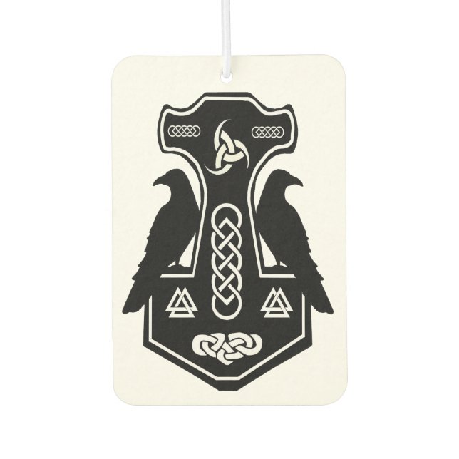 Norse Pagan Thor's hammer Air Freshener (Front)