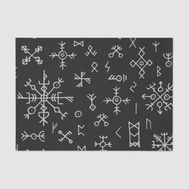 Norse Runes Tissue Paper (Front)