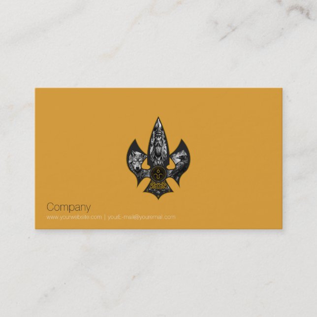 Norse Spear Carte de visite (Devant)