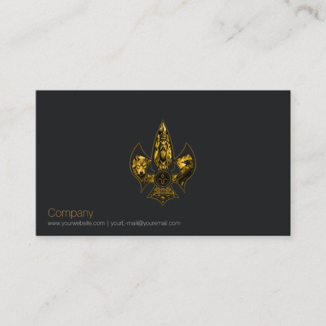 Norse Spear Carte de visite (Devant)