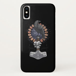 Norse Viking Raven Hammer Case-Mate iPhone Case