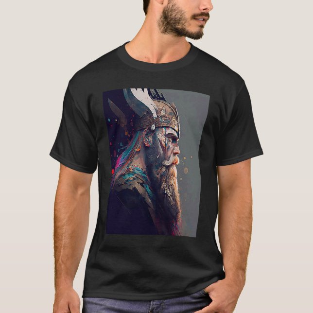 Norse Viking Valhalla Viking Nordic Mythology  1 T-Shirt (Front)