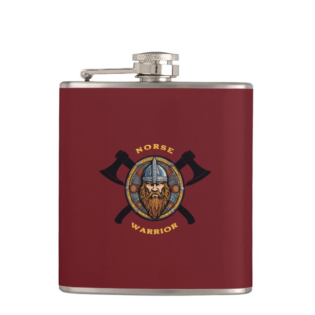 Norse Warrior Flask (Front)