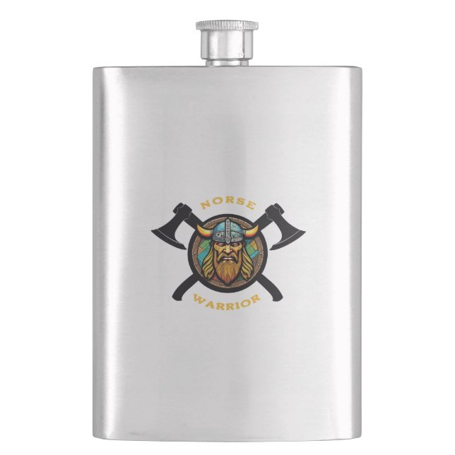 Norse Warrior Flask (Front)