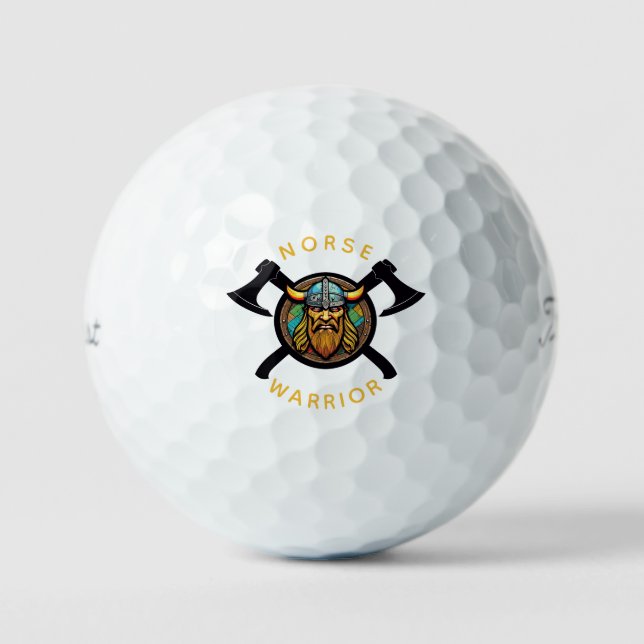 Norse Warrior Golf Balls (Front)