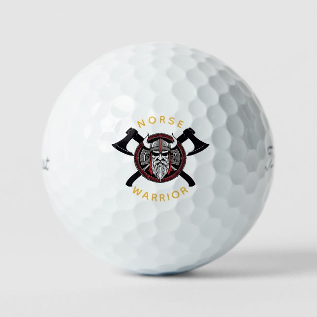 Norse Warrior Golf Balls (Front)
