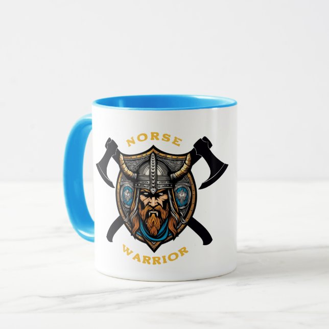 Norse Warrior Mug (Front Left)