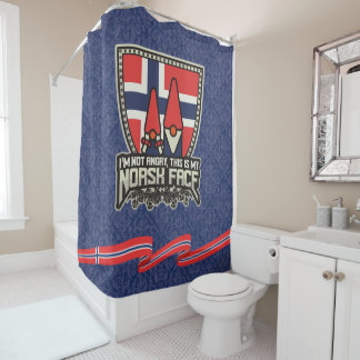 Norsk Face Blue Damask