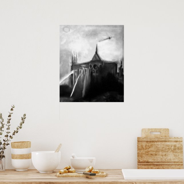 Norte Dame Church Poster (Kitchen)