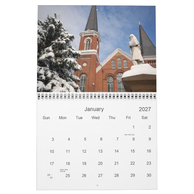 North Adams, MA 2013 Calendar (Jan 2027)